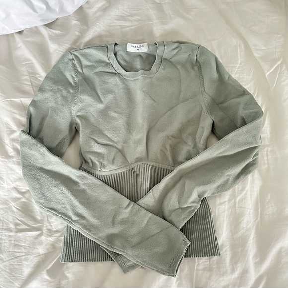 Aritzia Babaton Sculpt Knit Long Sleeve - Picture 1 of 3